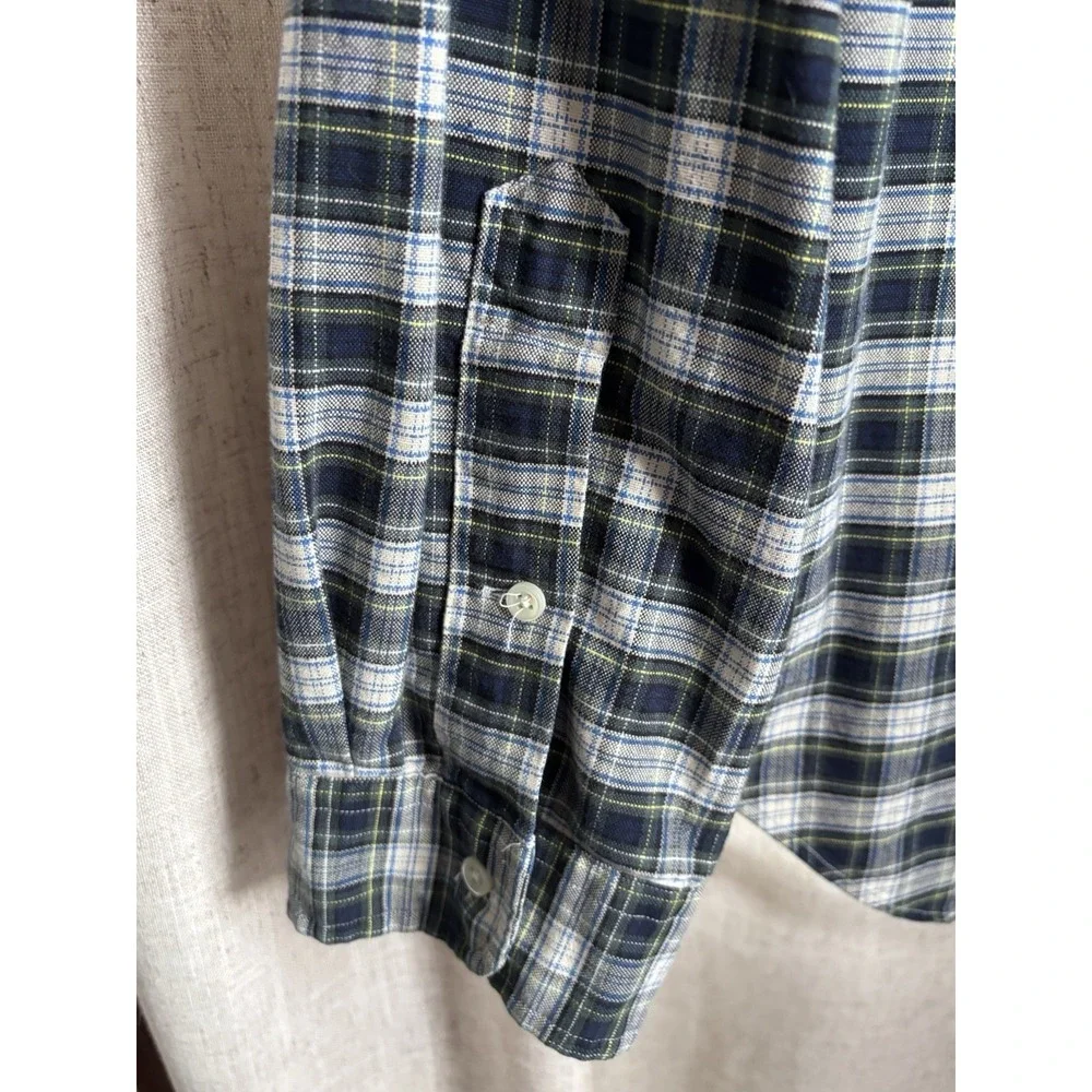 Ralph Lauren Mens XL Plaid Shirt Classic Fit Button Front‎ Long Sleeve Casual